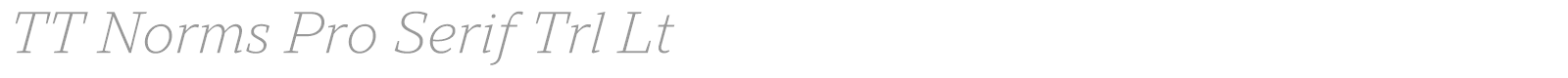 TT Norms Pro Serif font preview
